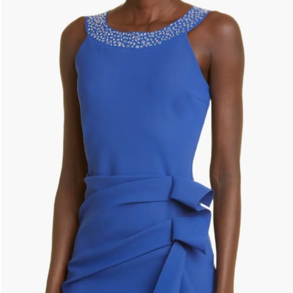 CHIARA BONI LA PETITE ROBE MARIANGELE NAUTICO COCKTAIL SHEATH DRESS 48 IT/ 12 US - Picture 5 of 8